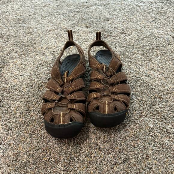 Keen Brown Water Friendly Outdoor Hiking Sandals Men’s Size 9